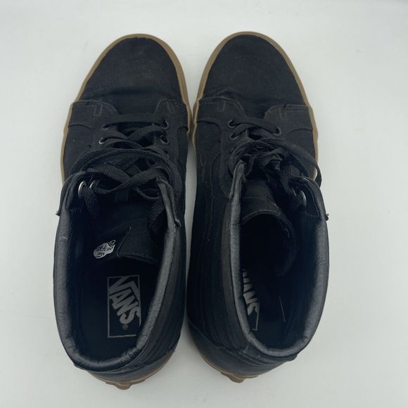 Vans Off The Wall Triple  Black High Top Skateboard Shoe Men Size 11.5 Sneakers - Picture 6 of 7